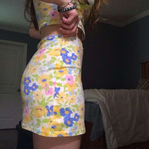 Floral two-piece matching set - Picture 2 of 6